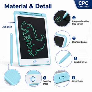 Pizarra de Escritura para Niños de 12 Pulgadas, Pizarra Electrónica de Energía Ligera, Tableta de Escritura <span class=keywords><strong>LCD</strong></span> - Product Image 2