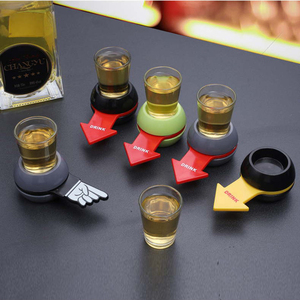 Fun Transparent Shot Glass Spinner Exaltant Hot <span class=keywords><strong>Roulette</strong></span> <span class=keywords><strong>Jeux</strong></span> à boire pour adultes pour Baccarat Style Cute Design - Product Image 6