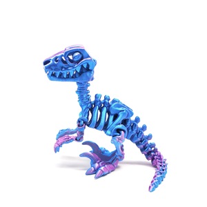Juguete Articulado de Dinosaurio Velociraptor Impreso en 3D SDK72, Esqueleto Realista de Dinosaurio, Regalo, Pequeño Adorno - Product Image 5