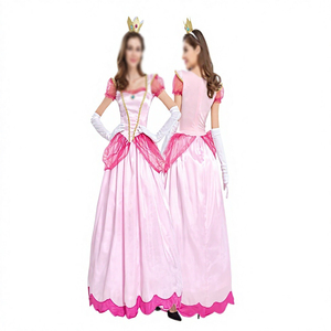 <span class=keywords><strong>Costume</strong></span> da Principessa per Adulti, Vestito Deluxe da Elsa, Bella, <span class=keywords><strong>Biancaneve</strong></span>, Abito da Favola per Halloween, Abito da Ballo per Spettacoli - Product Image 3