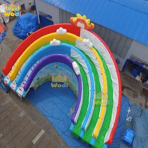 Casa de Brinco Inflable Comercial WODI de Grado Comercial, Fabricada en PVC de 0.9 mm, Doble, para Lagos y Piscinas, Disponible con OEM - Product Image 6
