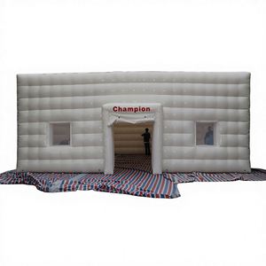 Inflatable Sealed White Cube Tent Electric Air <b>Pump</b> Durable Waterproof >12ft Plug Powered Multi-Occasion Outdoor Camping Party - Product Image 2