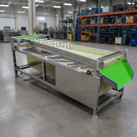 Machine de tri de fruits et légumes intégrée, trieuse de fruits et légumes à grande vitesse, trieuse d'avocats, classificatrice de calibre