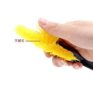 Car Wash <b>Brush</b> Yellow Mini Crevice <b>Brush</b> PP Material <b>For</b> Car <b>Cleaning</b> Tools - Product Image 4