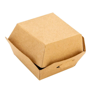 מחזר קמרונות קייטרינג חד פעמיים נייר קראפט חד פעמיים אוכל אוכל המבורגר תיבת takeawway מיכל - Product Image 2