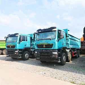 Camión Volquete Usado HOWO TX 8*4 de 12 Ruedas y 371hp con Caja <span class=keywords><strong>en</strong></span> Forma de U, Precio Bajo y Chasis Resistente para Condiciones de Carretera Deficientes <span class=keywords><strong>en</strong></span> África - Product Image 1