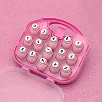 Kamei Vente en gros Kits de poinçons numérotés et alphabétiques colorés personnalisables pour enfants, pour l'apprentissage créatif et l'artisanat, avec poinçonnage de trous, pour l'apprentissage précoce, portables