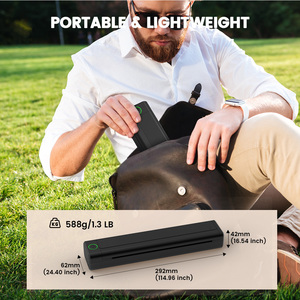 NEWYES Printer termal nirkabel <span class=keywords><strong>A4</strong></span> kecil dan ringkas, untuk rumah atau perjalanan untuk pencetakan dokumen PDF - Product Image 4