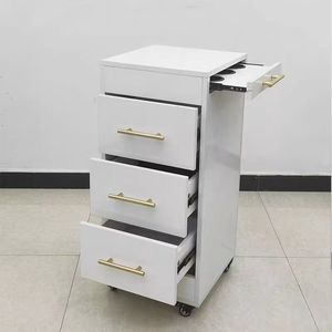 Multi-Purpose Foldable Metal Salon <b>Tool</b> Cart Storage Cabinet and Modern Mirror Stand for Salon Barber Shop - Product Image 5