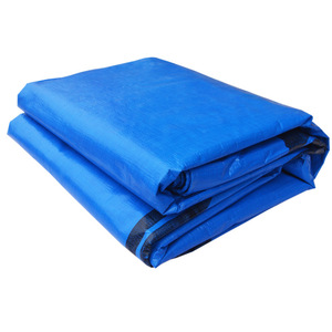 Ağır 120gsm su geçirmez polietilen branda havuz kapağı yalıtımlı muşamba balık gölet mavi Pe branda - Product Image 1