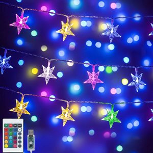 ไฟ LED รูปดาวหลากสี สำหรับตกแต่งภายในอาคารในช่วงคริสต์มาส อายุการใช้งาน 25000 ชั่วโมง มาตรฐาน IP20 - Product Image 3