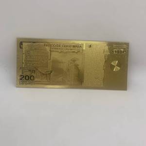 Cien Guerchales Altın <span class=keywords><strong>Guatemala</strong></span> Dekorasyon İş Hediyesi Banknot - Product Image 2