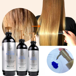 Etiqueta privada profesional brasileño colágeno formaldehído libre Pro Techs queratina alisador tratamiento del cabello alisado Bio - Product Image 1
