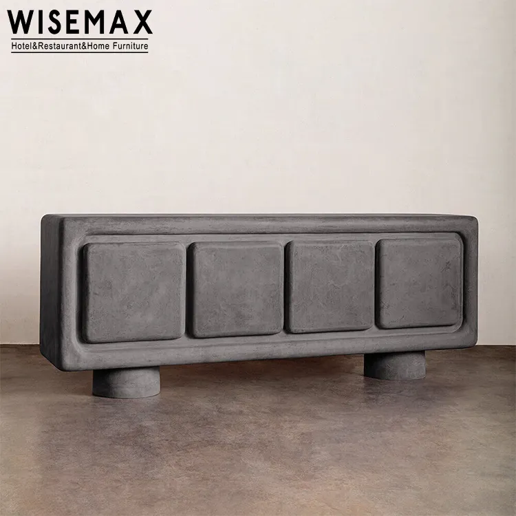 WISEMAX-mueble antiguo de madera maciza para sala de estar, consola de pasillo, mesa, Unidad de tv larga, soporte de suelo para sala de estar