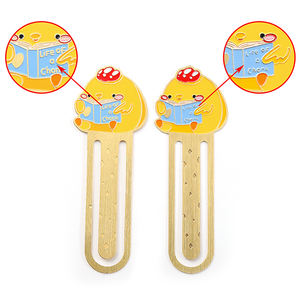 Marcapáginas de dibujos animados de Anime, Logo personalizado, Etch de Metal, impresión a Color, esmalte, marca de libro <span class=keywords><strong>con</strong></span> <span class=keywords><strong>encanto</strong></span> - Product Image 2