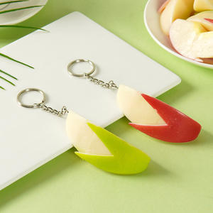 Llavero de PVC con Colgante de Manzana Artificial Realista, Ideal para Decoración del Hogar o Colección de Juguetes - Product Image 5