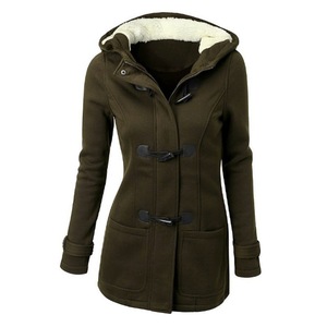 Commercio all'ingrosso di Modo Caldo di Inverno Chaquetas Cappotto Vestiti di Cotone Imbottito Fibbie di Trincea Lungo Cappotto per Le Donne - Product Image 6