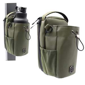 Sac de transport magnétique pour bouteille d'eau, vente en gros d'usine, avec poche pour téléphone, organisateur, sacoche bandoulière, pochette de rangement - Product Image 1