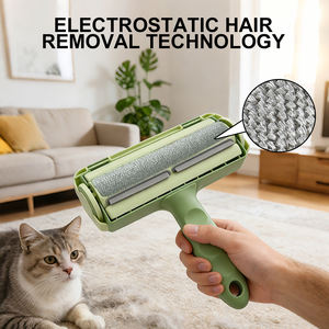 Rodillo Removedor de Pelo de Mascotas de Plástico Económico, Herramienta de Cepillo de Doble Cara Eficiente para Productos de Limpieza y Aseo de Mascotas - Product Image 5