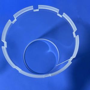 99.99% शुद्धता स्लॉटेड क्वार्ट्ज लाइनर cnc सटीक मशीनीकृत सिलिका सिलेंडर के लिए नोच के साथ नोच - Product Image 6