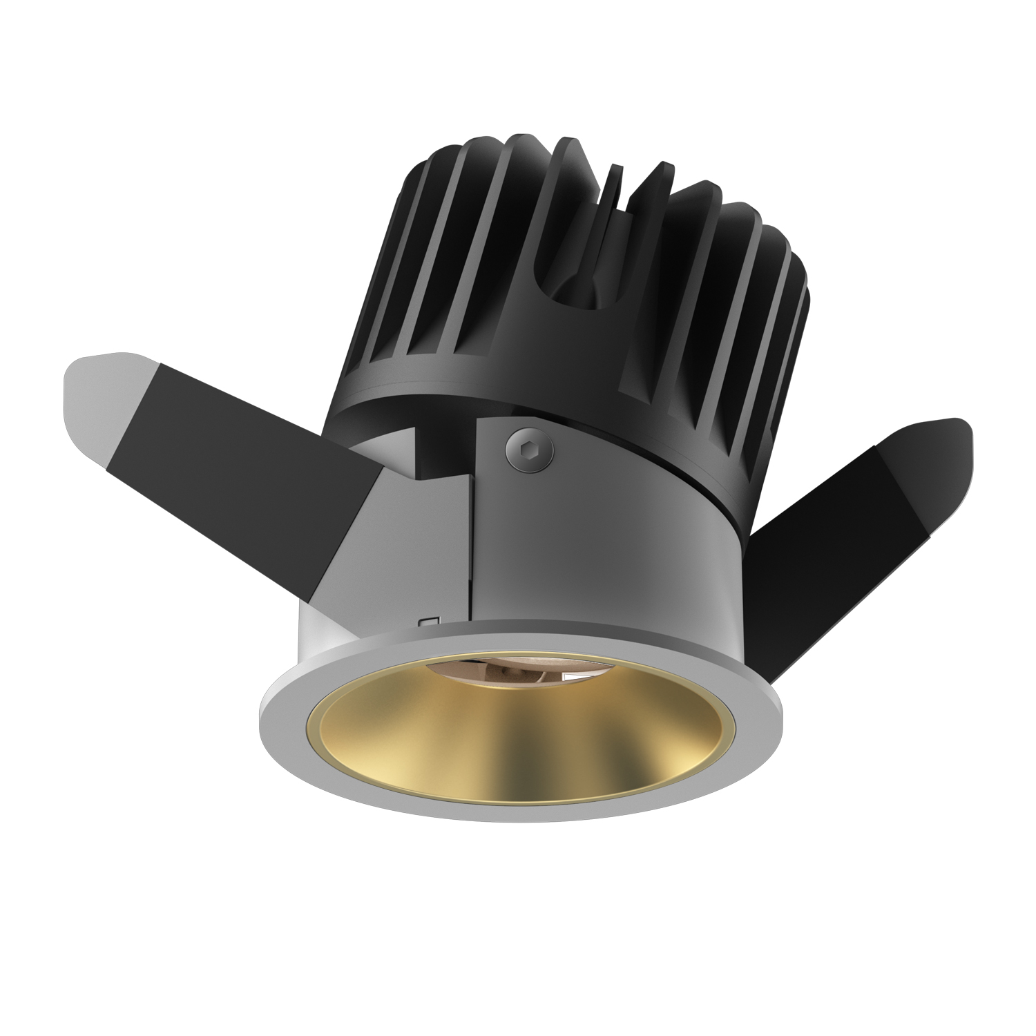 Высокий cri круглый 7 Вт 12 Вт с антибликовым покрытием высокого качества с регулируемой яркостью светодиодный прожектор золотого цвета для комнатного потолка