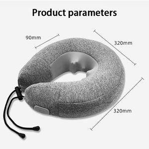 Pemijat leher & bahu tanpa kabel, pemijat jaringan dalam dengan bantal pemanas tiup portabel nyaman - Product Image 3