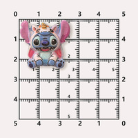HP0144 colorido Stitch dibujos animados Anime resina encantos niños DIY joyería suministros artesanía accesorios niños dulces hallazgos
