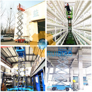 <span class=keywords><strong>Plataforma</strong></span> Elevadora de Tijera Móvil de Alta Calidad, 14M, Telescópica, Capacidad de 500kg, Eléctrica - Product Image 4