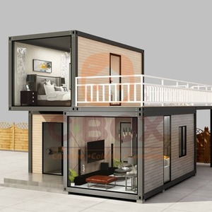 Casa Contenedor Modificada 2x1 Unidades, Diseño Moderno, Contenedor Habitable con Balcón para Uso Residencial - Product Image 1