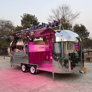 Concession Trailer Camion de restauration mobile Four à pizza entièrement équipé Remorque de restauration rapide avec cuisine complète - Product Image 4