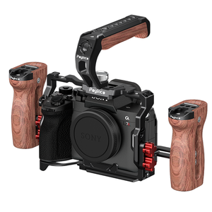 Cage de Caméra en Alliage d'Aluminium Plateforme Vidéo pour Appareil Photo Hybride Plein Format <span class=keywords><strong>Sony</strong></span> <span class=keywords><strong>A7R</strong></span> V/A7 IV - Product Image 6