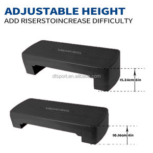 Compact Home Gym Cardio Workout Stepper Longueur Réglable Exercice Aérobie Étape Plates-formes ABS Matériel Prix Usine Caractéristiques - Product Image 2