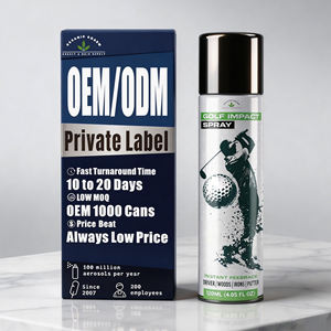 สเปรย์ทำความสะอาดไม้กอล์ฟแห้งเร็ว สูตรปลอดสารพิษ ไม่ต้องทำความสะอาด ไม่ทิ้งคราบ ปลอดภัยสำหรับเครื่องจำลองการเล่นกอล์ฟและไม้กอล์ฟทุกชนิด รับผลิตแบบ OEM ODM - Product Image 1