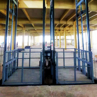 Plateforme élévatrice hydraulique murale, élévateur de marchandises électrique pour entrepôt, tables élévatrices pour marchandises et fret