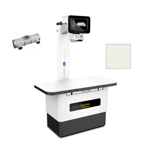 เครื่องสแกนเอกซเรย์ภาพดิจิตอลสัตวแพทย์32KW การส่องกล้องในการส่องกล้องระบบฉายรังสีดิจิตอลสำหรับสุนัขสัตวแพทย์ - Product Image 1