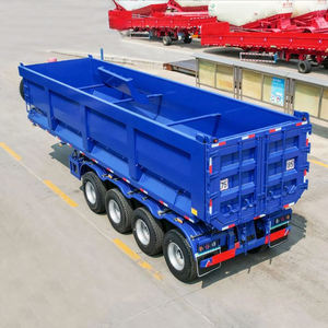 Semirremolque Volquete Hidráulico de Acero de Alta Calidad con Forma de U, Remolques de Camión con Descarga Trasera, Capacidad de 25001-30000 kg - Product Image 1