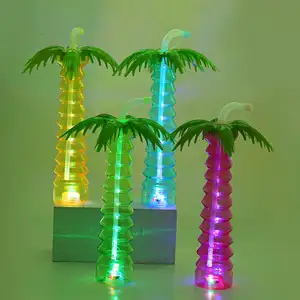 350ml toptan LED plastik bahçesinde fincan renkli su şişesi birçok yaratıcı şekiller için uygun bar partiler partiler plaj