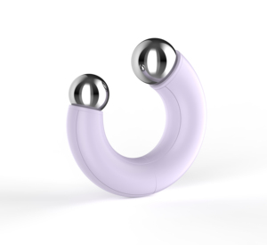 Masseur de globe de glace rafraîchissant de peau de beauté de visage de globes de glace de cri d'acier inoxydable avec la poignée magnétique ergonomique - Product Image 1