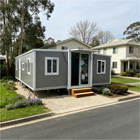 Villa préfabriquée résistante aux charges de neige importantes, 20 pieds, 40 pieds, pour climat froid, maison conteneur extensible, maison modulaire isolée, mini-maison, hôtel