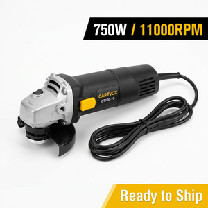 מוכן למשלוח CARTVOX CT100-1C 750W מטחנה זוויתית 4 אינץ' עם מתג צד 11000RPM כלי עבודה לחיתוך וליטוש משלוח מהיר - Product Image 1