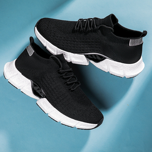 Baskets pour hommes Nouvelles chaussures décontractées <span class=keywords><strong>Collection</strong></span> d'été Léger Semelle souple Respirant Maille Fermeture à lacets Tendance à la mode - Product Image 3