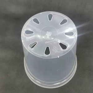 बगीचे पारदर्शी रसीला बर्तन प्लास्टिक रोपाई प्लांटर साफ पौधा पॉट - Product Image 5