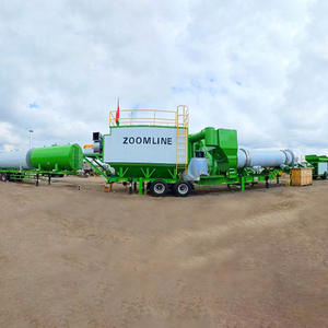 60TPH Super Mobile tambor mezcla planta de asfalto, asfalt planta precio - Product Image 1