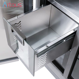 Réfrigérateur encastrable RK188 455L, frigo électrique entièrement intégré en acier inoxydable, sans givre, pour hôtels - Product Image 4