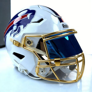 Clips para Cascos MIDI con Tornillos y Tuercas de Metal Cromado, Fáciles de Instalar para Cascos de Fútbol Americano - Product Image 2