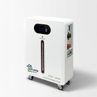 Batterie de stockage d'énergie mobile LiFePO4 6000 cycles 5,12 kWh 25,6 V 200 Ah avec BMS intelligent pour l'alimentation de secours solaire domestique