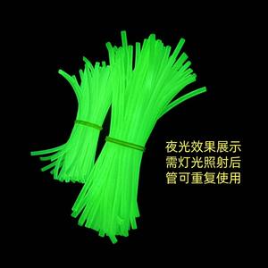 DORISEA 7cm 12cm 50pcs/pack <span class=keywords><strong>Tube</strong></span> Luminescent en PVC Souple pour la Pêche au Bar, au <span class=keywords><strong>Brochet</strong></span>, à la Carpe - Flotteur de Pêche et Construction de Canne à Pêche - Product Image 4