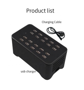 Estación de carga inteligente USB para teléfonos inteligentes, cargador de pared con 20 puertos, 125W, para tabletas y más - Product Image 5