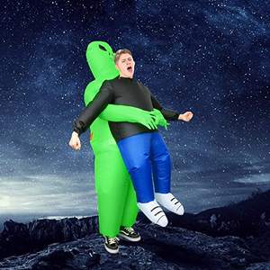 <span class=keywords><strong>Alieno</strong></span> che trasporta la mascotte umana <span class=keywords><strong>Costume</strong></span> di Halloween extraterresting <span class=keywords><strong>alieno</strong></span> costumi da persona per bambini e adulti - Product Image 3