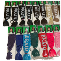 Vente directe usine – Cheveux à tresser Yaki Jumbo en fibre haute température de 82 pouces (165 g) pour tresses africaines et extensions capillaires
